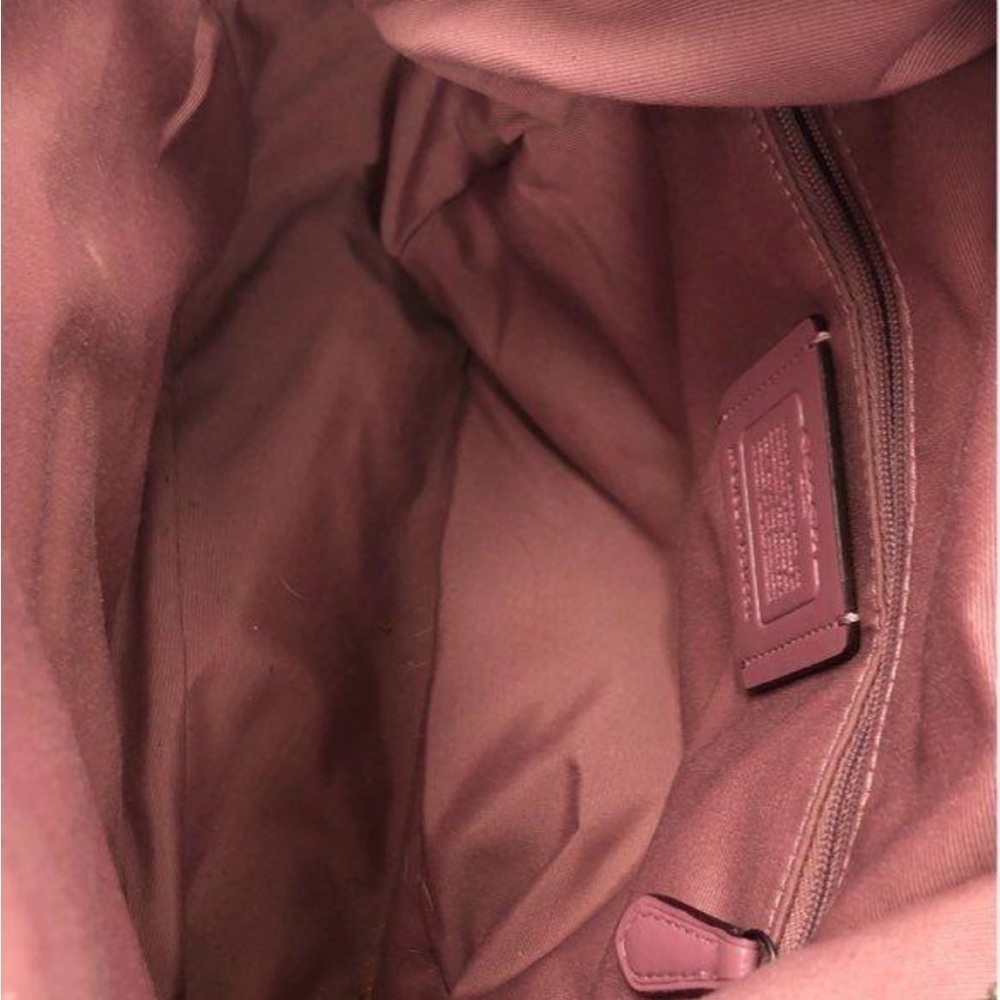 Coach Charlie Pink Leather Backpack F30550 - Picture 3 of 6